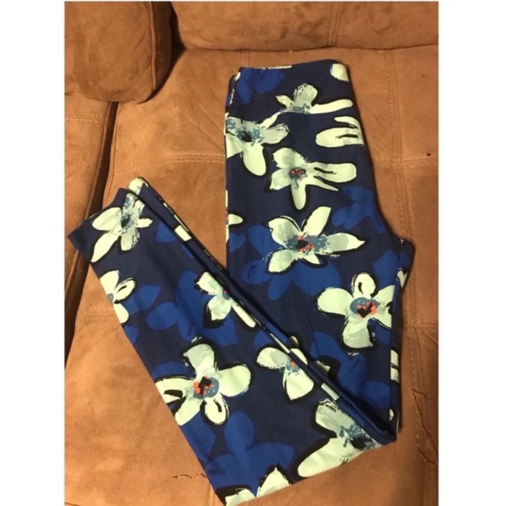 LulaRoe Floral Leggings